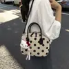 Bolsa de Mão/Ombro/Transversal Feminina Versátil Casual para o Dia a Dia com Design Inovador Transfronteiriço de Bolinhas