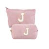 Bolsa de Hombro de Pana con Letras Transfronteriza de Amazon, Bolsa Bordada de Toalla, Bolsa de Almacenamiento para Neceser, Material de Pana
