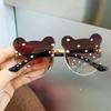 Nuevas gafas de sol para niños, gafas de moda para bebés, gafas de juguete con bonitos dibujos de osos para niños y niñas, gafas para hombres