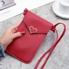 Nuevo bolso para teléfono móvil, minibolso de moda para mujer, estilo coreano, monedero combinable, transparente, con pantalla táctil, bolso bandolera pequeño.