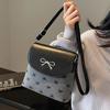 Bolsas de Moño de Moda para Mujer Este Año 2026 Nueva Moda Bolso Cruzado Estilo Ins de Alta Gama Bolso Cubo de un Solo Hombro