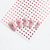 Mini Adesivos de Nail Art Estrela do Amor Tira 3D Cola Estrela de Cinco Pontas Laser Dourado Prata Vermelho Azul Decorações de Adesivo para Unhas