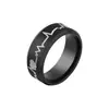Anillo de Acero Inoxidable para Hombre Anillo de Dedo Índice de Acero de Titanio Venta Caliente Transfronteriza Europea y Americana Joyería de Moda Personalizada para Mujer Venta al por Mayor