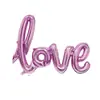 Joyería Día de San Valentín Boda Creativo Romántico Carta de Amor Papel de Aluminio Globo de Confesión Decoración Arreglo