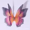 5cm Alas de Mariposa de Tul de Hada Tridimensional de Doble Capa Pasador Hecho a Mano DIY Estilo Antiguo Accesorio para el Cabello Pin Juego Completo para Fotografía