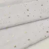 Nueva Tela de Gasa Caída de Plástico Pentagonal Gipsófila Delgada Semitransparente Hecha a Mano DIY Costura Propia Tela para Ropa Tela de Diseñador