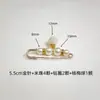 Broche Flor de Pérola Elegante e Simples para Mulheres, Alfinete Anti-Exposição para Prender Roupas, Acessório de Broche de Pino Único