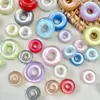 Resina Doble Cara Ojo de Gato Starlight Donut Creativo DIY Abalorios Hechos a Mano Cadena para Teléfono Bolsas Colgantes Accesorios Materiales para Accesorios