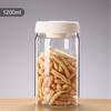 Frascos de Almacenamiento Sellados de Vidrio de Borosilicato Seleccionados Cuidadosamente, Frascos de Cocina para Granos y Dulces, Frascos de Almacenamiento al Vacío Tipo Presión