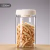 Frasco de Almacenamiento Sellado de Vidrio de Borosilicato de Alta Calidad Transfronterizo Tarro para Granos y Dulces de Cocina Frasco de Almacenamiento al Vacío Tipo Prensa