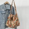 Bolsa transversal pequena estilosa e moderna com estampa de leopardo e zíper, bolsa de ombro grande para compras, bolsa de lona da moda para mulheres, atacado moderno