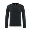 Chaqueta de Running Caliente de Secado Rápido para Hombre para Otoño e Invierno, Camiseta Deportiva Transpirable de Manga Larga para Hombre con Media Cremallera para Otoño