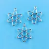 2.6*3.3cm Moda Coreana DIY Accesorios de Aleación Estrella de Seis Puntas Hueca Forma de Gen Molecular Colgante Venta al por Mayor