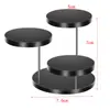 Venta caliente soporte de exhibición de anillos de acrílico multicapa redondo para joyas soporte de exhibición de joyas de plexiglás joyería simple