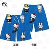 Pantalones Casuales de Dibujos Animados Lindos Kt Hello Kitty de Venta Caliente Transfronteriza Estampado 3D Versátiles Modernos Ajustados Cinco Cuartos
