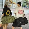 Bolsa de Armazenamento de Grande Capacidade para Homens e Mulheres, Mochila Grande Diagonal Portátil para Exterior, Bolsa de Ombro Esportiva, Bolsa de Ginástica, Bolsa de Viagem com Compartimento