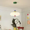 Lámpara de Techo Nube de Dopamina Creativa Colorida Transfronteriza Memphis Estilo Crema Moderna Minimalista Lámpara para Dormitorio Principal