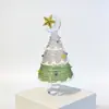 Nuevo Sombrero de Navidad Mariposa Esmaltada de Zibo Árbol de Navidad Luna Árbol de Navidad Artesanías de Vidrio Navideñas Adornos