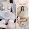 Lencería Sexy, Pijamas, Entrepierna Transparente Descubierta, Provocativa, Camisón Sin Quitar, Senos Pequeños, Traje de Pasión, Lencería Sexy y para Coquetear