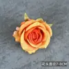 Flor de rosa de simulación boda decoración del hogar diseño de escena tela de seda ramillete flor para la cabeza flores artificiales hechas a mano adornos venta al por mayor