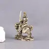 Enfeites de Latão, Enfeites do Bodhisattva Manjushri, Pequenos Artesanatos de Cobre, Artesanato Criativo, Decorações de Escritório, Artesanato para Animais de Chá