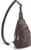 Bolso de Hombro de Cuero para Mujer Bolso Cruzado Bolso de Cintura Moda Casual Versátil Bolso de Pecho para Mujer Bolso Lion Ling