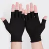 Guantes finos de dos dedos para lluvia, equitación, pesca, antideslizantes, para llevar, mano de obra, conducción, pantalla táctil, medio dedo, para hombre y mujer, primavera, otoño e invierno, protección solar