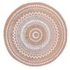 Ecológico Redondo Estilo Japonês Minimalista Atacado Transfronteiriço Franja Jogos Americanos Jogos de Mesa Porta-Copos Cor Natural Juta Moderno Minimalista