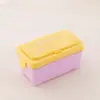 Nueva Caja Bento de Plástico de Grado Alimenticio Apta para Microondas Portátil Sellada para Estudiantes y Trabajadores de Oficina