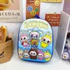 Cartoon New Children's School Bag Jardim de Infância Pequena Classe Bebê Bonito Mochila Na Moda Meninos e Meninas Ovo Shell Bag