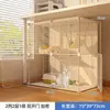 Gaiola para Gatos para Uso Doméstico, Vila para Gatos, Banheiro para Gatos, Economia de Espaço, Venda Direta, Gaiola Integrada para Gatos de Interior