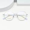 Moda antigua 52 montura de gafas retro multilateral al por mayor para hombre montura para alta miopía aleación de titanio para mujer cara pequeña Danyang