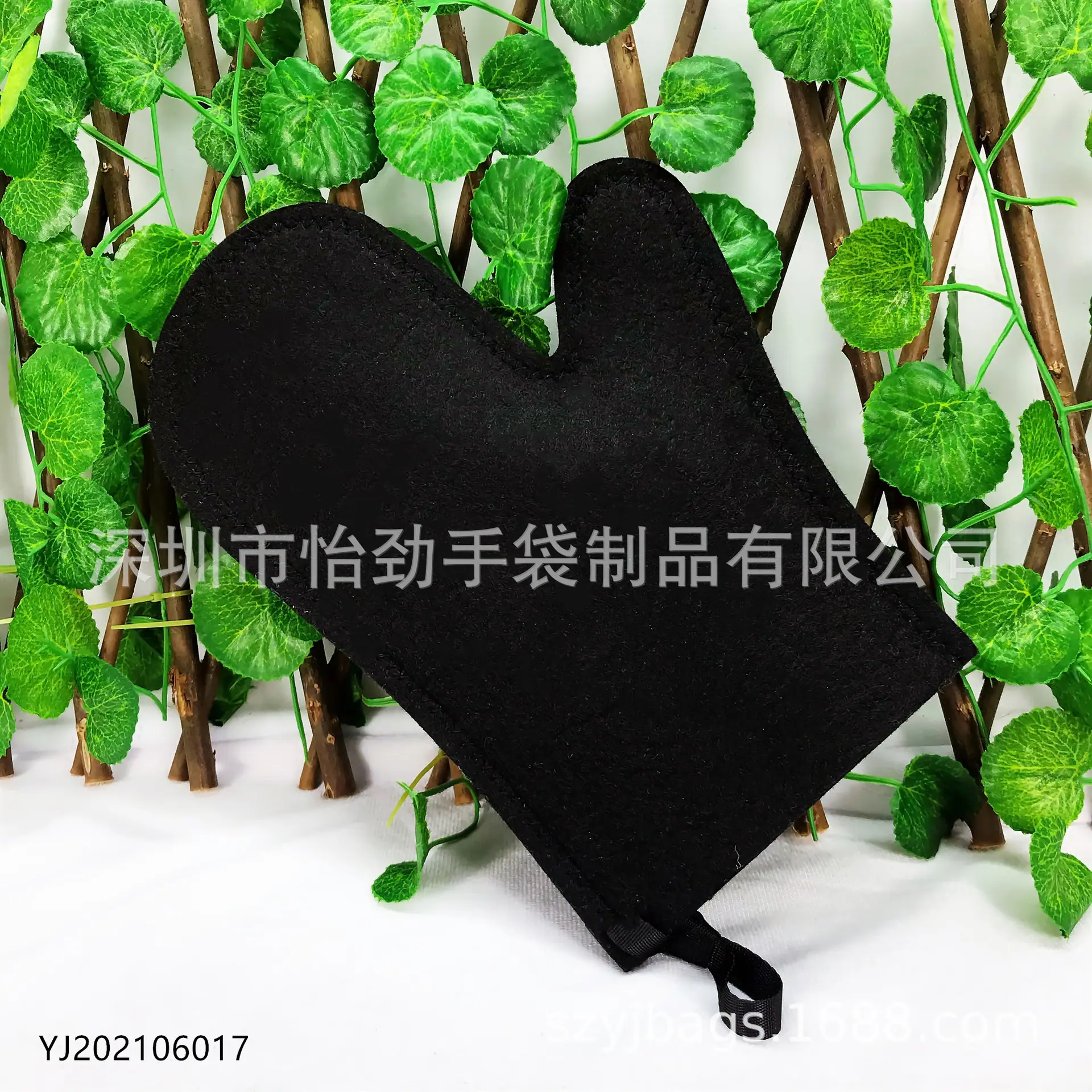 素色戟绒隔热手套