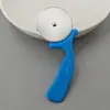 Cortador de Pizza Multifuncional de Aço Inoxidável, Ferramenta Doméstica para Assar, Faca Redonda Criativa, Faca de Roda para Cozinha, Pacote Autoaquecedor