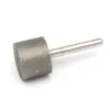 Cabezal de Rectificado Diamantado Cilíndrico, Varilla de Rectificado, Aguja de Pulido, Tallado de Jade, Ágata, Aguja de Rectificado de Esmeralda, Herramienta de Tallado con Mango de 3/6mm