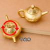 Punho de latão punho de panela peça imediatamente Hu tampa giratória punho de mão mahjong alça de artefato Hu ornamentos criativos