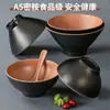 Kaibaiya louça de melamina tigela para macarrão comercial malatang macarrão de arroz ramen macarrão de arroz tigela grande para sopa imitação de porcelana tigela especial para restaurante de macarrão