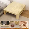 Cama Retrátil de Madeira Maciça para Apartamentos Pequenos, Cama de Solteiro Tatami para Sala de Estar, Sofá-Cama Multifuncional Simples Dobrável de Uso Duplo
