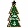 Árvore de Natal Desgastada de Natal Conjunto de Três Peças de Madeira Enfeites de Feriado Centro de Mesa Decoração de Mesa Enfeites de Madeira