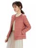 90 Terciopelo Forro Interior para Mujer Chaqueta Ligera de Plumas para Mujer Lago Plano Venta al por Mayor Ropa de Abrigo Cuello Redondo Moda Delgada Ligera Talla Grande Pluma de Pato Blanca