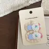 Nuevo Clip para el Cabello de Niña con Encaje Floral Tul Geométrico Pasador Clip Lateral Clip para el Flequillo