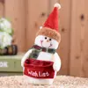 Decoraciones navideñas regalo muñeco de nieve Papá Noel Muñeco de dibujos animados atmósfera diseño del sitio utilería procesamiento personalización