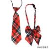 Traje de corbata con banda de goma y cuello directo de fábrica, uniforme de clase, uniforme escolar, actividad de rendimiento, corbata estampada para niños, cuello con flores