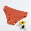 Nuevas Bragas de Algodón con Hilo para Mujer Color Sólido Cintura Baja Cadera Transpirables Doble Capa Bragas para Niña Procesamiento Personalizado