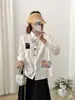 Blusa feminina solta estilo Mori girl japonês, com múltiplos botões, 2026 outono, camisa de manga comprida cardigã, atacado, moderna