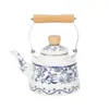 Olla de Esmalte Puede Usarse Directamente al Fuego Esmalte 2.5L Olla de Esmalte Cafetera de Porcelana Esmaltada Tetera Cocina de Inducción Olla de Esmalte Rusa