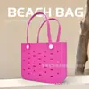 Bolsa de Cosméticos de Playa Personalizada de Fábrica Resistente al Desgaste Gran Capacidad Bolsa con Agujeros Impresión Multicolor Venta Caliente Transfronteriza Bolsa para Mascotas