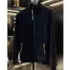 Jaqueta de Lã de Alta Qualidade, Estilo Inverno, Gola Alta, Zíper, Cardigan Versátil de Alta Qualidade, Roupa Externa da Moda Masculina