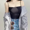 Nuevo estilo de lencería sexy de celebridades de Internet para mujer, cinturón fino para el hombro, almohadilla para el pecho, de una pieza, pecho grande, llamativo, pequeño, para uso interior y exterior, chaleco pequeño.