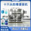 Máquina de Enchimento à Prova de Explosão com Servo de Dezesseis Cabeças para Esterilização de Gel, Fertilizante Líquido, Pesticida, Desinfetante e Álcool - Fabricante